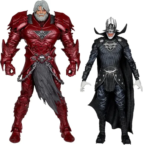 Miniatura 3 de McFarlane Toys - DC Multiverse Batman Who Laughs (Knight Armor) & The Merciless (Multiverso Oscuro) Figura de 7 pulgadas y Mega Figura McFarlane