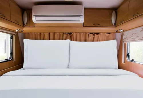 Miniatura 82 de Mocassi Juego de sábanas de lujo de 4 piezas, calidad prémium de hotel de 1800 hilos, ajuste fácil, sábanas y fundas de almohada resistentes a
