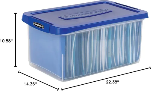 Miniatura 9 de Caja de archivo Bankers Box de plástico resistente de 20" para cartas