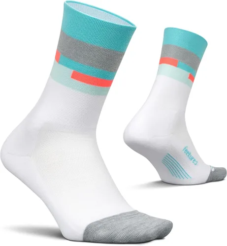 Feetures Elite Light Cushion Mini Crew Sock - Calcetines deportivos con compresión dirigida