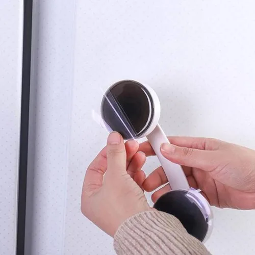 Miniatura 5 de KAFENDA Manijas de vidrio para puertas y ventanas, puertas correderas de baño, pasamanos de ducha. Reposabrazos con ventosa para armarios, armarios
