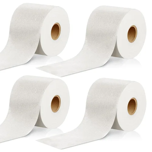 Miniatura 8 de Tondiamo Cinta de techo impermeabilizante de fibra de vidrio de 4 pulgadas x 98 pies, lámina de tela de membrana antifractura, tela de malla