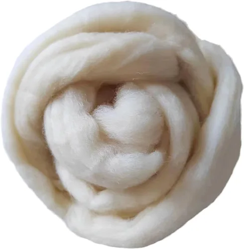 Miniatura 5 de iMongol Carded Lambs - Relleno de lana para fieltro de aguja, manualidades de punto, creaciones brillantes, relleno de almohada, animales de lana