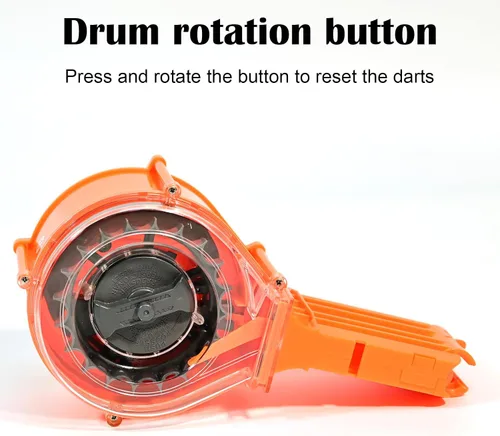 Miniatura 6 de Tambor de dardos, 25 dardos, accesorio para lanzadores Nerf N-Strike Elite
