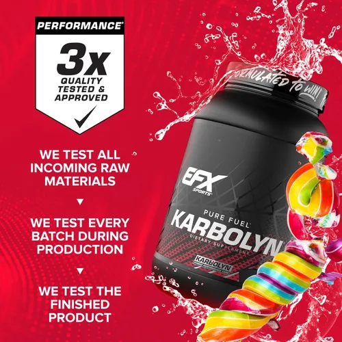 Miniatura 5 de EFX Sports Karbolyn Fuel Polvo de Carbohidratos de Absorción Rápida Carga de Carbohidratos, Energía Sostenida, Recuperación Rápida Sin