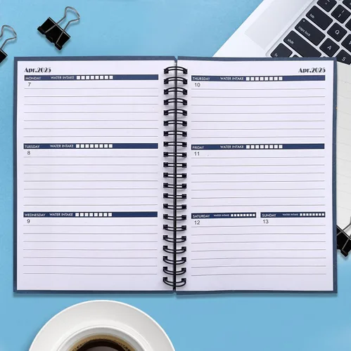 Miniatura 4 de UtyTrees Agenda diaria 2025-2026, agenda semanal y mensual de abril de 2025 a junio de 2026, planificador diario de 15 meses, calendario académico