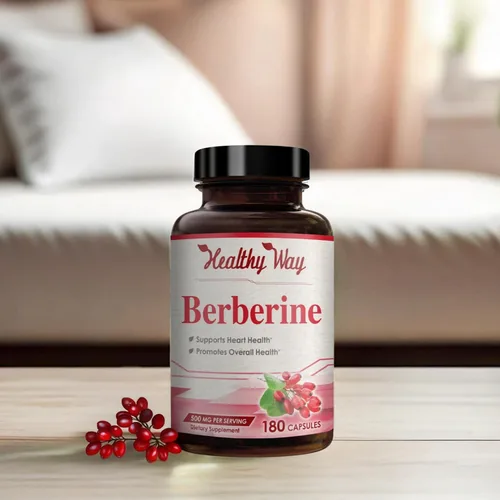 Miniatura 9 de Suplemento de berberina de alta resistencia de 500 mg – Una vez al día potente berberina 500 mg Suplemento antioxidante de quercetina