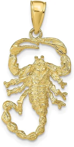 Miniatura 4 de Colgante Escorpión de oro amarillo de 10 k (L- 1.240in, W- 0.551in)