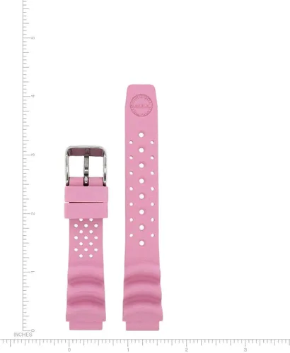 Miniatura 2 de St. Moritz Momentum - Correa de reloj de goma hiper natural de 0.55 pulgadas para St. Moritz Mini Dive Watch para mujer