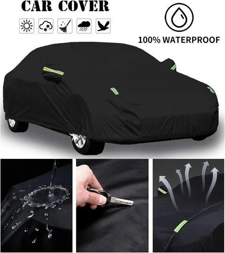 Miniatura 6 de Ajuste personalizado para funda de auto Audi, para todo tipo de clima, impermeable, para todo tipo de clima, protección UV, resistente al viento