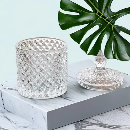 Miniatura 3 de Qtip - Soporte para hisopos de algodón con tapa, contenedor de bolas de algodón, tarro de boticario, organizador de baño, 1 paquete