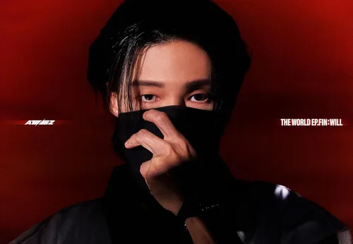 Miniatura 9 de ATEEZ THE WORLD EP.FIN : WILL 2nd Album Photobook+Sticker+Photocard+Tracking Sealed Standard Z Version