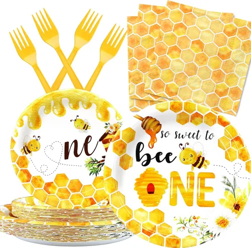 Miniatura 14 de Here Comes the Son - Suministros para baby shower para 20 invitados – Platos boho Sun y Rainbow Platos, servilletas y tenedores – Juego de vajilla