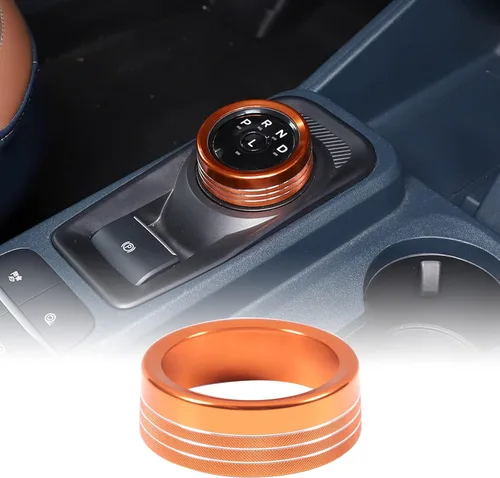Miniatura 9 de Aunginsy Cubierta circular de botón de volumen para consola central de aire acondicionado compatible con Ford Maverick 2022-2024, botón de Azul