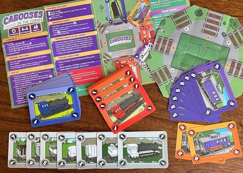 Miniatura 3 de Juego de cartas con temática de entrena para niños y familias fácil, divertido y educativo - 2-5 jugadores, mayores de 7 años - Estrategia