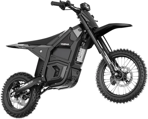 Yozma IN10 - Motocicleta eléctrica de motocross, motocicleta eléctrica de 2600 W 40 MPH con batería de 48 V/23 AH, frenos hidráulicos completos y
