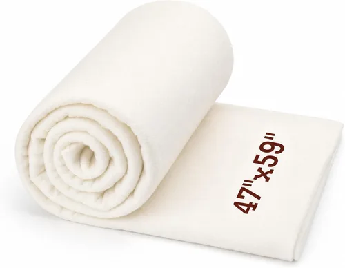 Guata de Algodón Natural, Guata de Algodón para Acolchado, 47 x 59 Pulgadas Guata de Algodón Natural para Colchas, Peso Ligero Puramente Natural