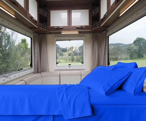 Miniatura 27 de RV-Sheets - Juego de sábanas estrechas de 29.9 x 78.3 in, 600 hilos, 100% egipcias, autocaravanas, caravanas, caravanas, barcos, suaves, de lujo