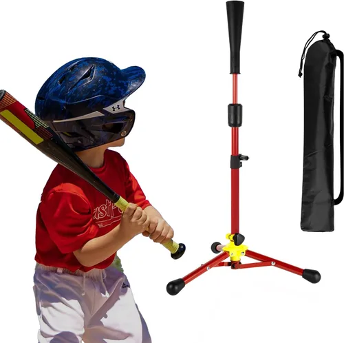 Miniatura 11 de 23.5 to 39.76 Inches Baseball Tee for Kids, Batting Tees for Baseball with Carry Bag, Portable Stable Tanner Tee, Baseball Training Equipment Aged