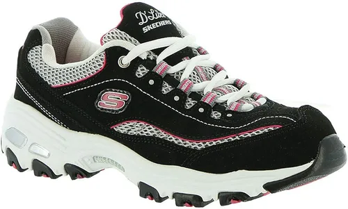 Miniatura 4 de Skechers D'Lites-Life Saver - Tenis de espuma viscoelástica con cordones para mujer