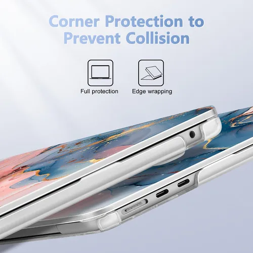 Miniatura 3 de Funda para MacBook Air de 15 Pulgadas 2025 2024 2023 Versión M4 A3241 M3 A3114 M2 A2941, Carcasa Rígida con Protector de Pantalla y Cubierta