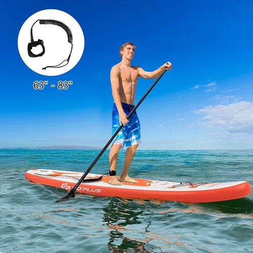 Miniatura 5 de AUGESTER Tabla de remo inflable ligera de 10/10.5/11 pies, tabla de yoga de alta calidad con accesorios de SUP duraderos, con aletas, bolsa
