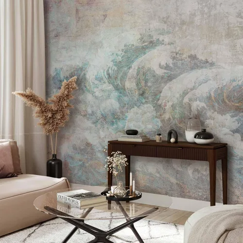 Miniatura 2 de artgeist Mural de pared Ola como Kanagawa 98 x 69 pulgadas - Papel tapiz no tejido de vellón para decoración de pared, impresión fotográfica, diseño