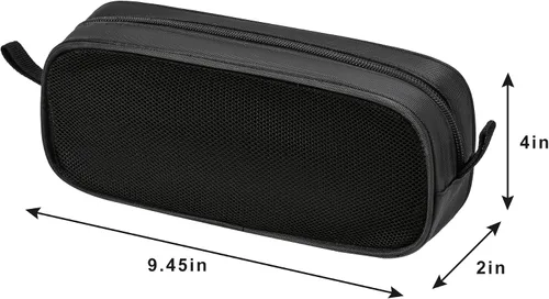Miniatura 3 de Funda para cargadores de laptop, bolsa de malla con cremallera para accesorios electrónicos para laptop, tableta, alimentación, mouse, cable