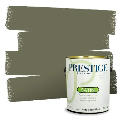 Miniatura 1048 de Prestige Paints - pintura de exterior y pintura de imprimación en una, E100-T-6006-10AVP
