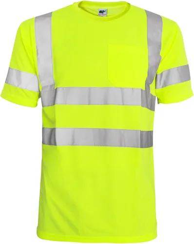 L&M® playera de alta visibilidad ANSI clase 3, seguridad reflectante, color lima, naranja, manga corta/larga, alta visibilidad