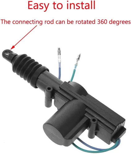 Miniatura 6 de ESUPPORT Motor resistente universal del alambre 12V del alambre 12V del actuador de la cerradura de puerta del poder más elevado del coche