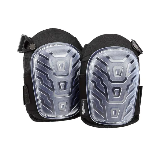 Miniatura 9 de Amazon Basics Rodilleras profesionales con cojín de gel - 1 par, color negro