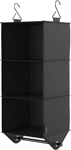 Miniatura 11 de ClosetMaid 20502 Organizador de armario colgante de tela de 10 estantes para zapatos, sombreros, bolsos, ropa con acabado negro carbón