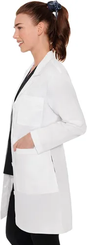 Miniatura 3 de Med Couture Women's Lab Coat 37 inch White Labcoat Long