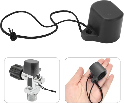 Miniatura 2 de BORDSTRACT Tapa de válvula de tanque de buceo, tapa de tapón de tanque de buceo de goma roscada, protector universal de tapa de válvula de tanque