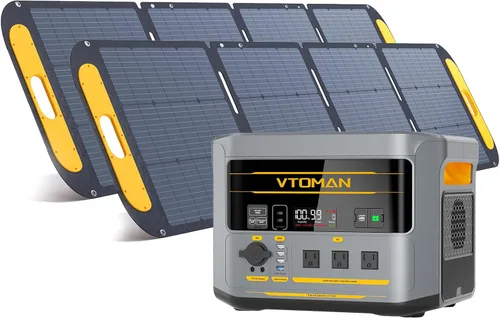 Miniatura 9 de VTOMAN FlashSpeed 300 Estación de energía portátil, batería LiFePO4 de 300 W 230 Wh con 3000 ciclos de vida, carga rápida PD USB-C de 100 W, 6