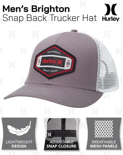 Miniatura 2 de Hurley Gorra para hombre - Brighton Snap Back Trucker Hat