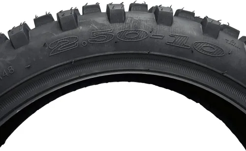 Miniatura 4 de MMG Juego de 2 mini neumáticos Knobby 2.50/10 tipo tubo delantero o trasero todoterreno patrón de motocross
