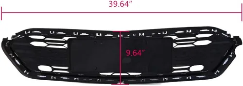Miniatura 7 de PIT66 Rejilla de parachoques delantera inferior, compatible con Chevy Cruze 2016-2018, rejilla de repuesto de malla de nido de abeja de ABS