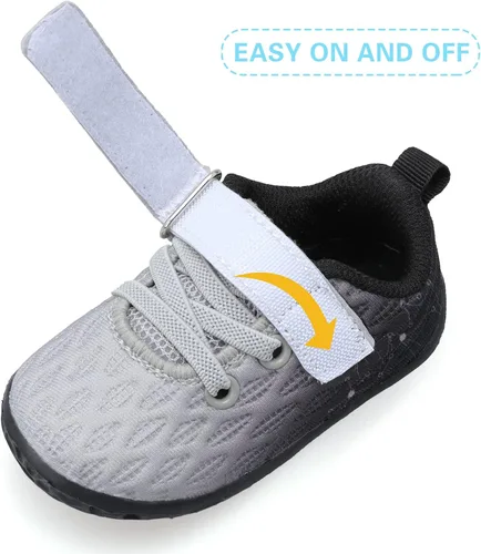Miniatura 3 de FEETCITY Zapatillas de bebé para niños y niñas zapatos de primera caminata zapatos de cuna para recién nacidos zapatos de meter