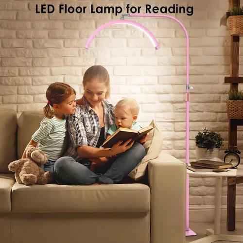 Miniatura 7 de Luz de media luna para tecnología de pestañas, lámpara de pestañas flexible con soporte para teléfono para arte de pestañas, tatuajes de uñas