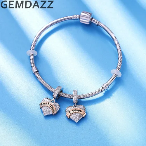 Miniatura 2 de GEMDAZZ Abalorio de plata de ley 925 para madre, padre, hija, hijo, hermana, nana, esposa, marido, abuela, amiga, madrina, hija, ahijada, cuentas