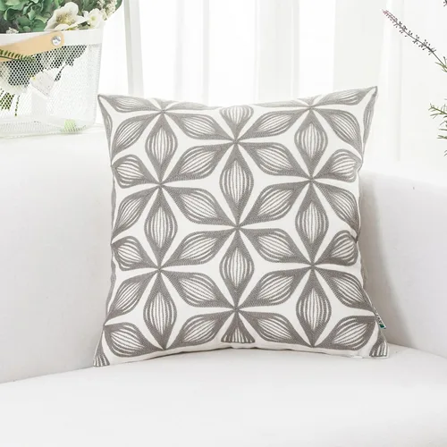 Miniatura 32 de HWY 50 - Fundas decorativas de almohada de 18 x 18 pulgadas en amarillo mostaza, funda de cojín bordada de algodón moderna de estilo rústico