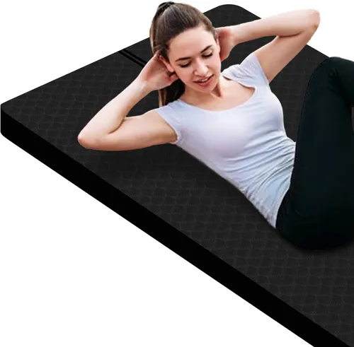 Miniatura 21 de nuveti Tapete Grande para Ejercicios - Tapete de Yoga de 15mm/20mm/30mm de Grosor Tapete de Ejercicios para Fitness, Yoga, Pilates, Estiramientos