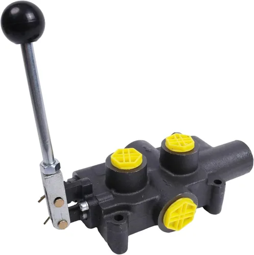 Miniatura 2 de Válvula de control hidráulico direccional de 4 vías y 3 posiciones 25GPM 2750PSI LS-3000-1 compatible con varios divisores de troncos hidráulicos