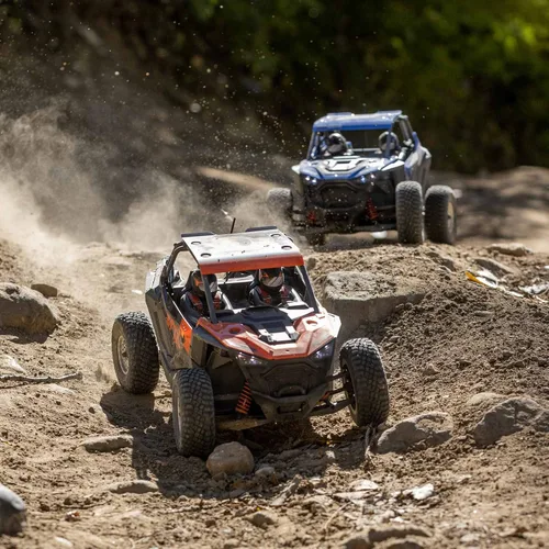 Miniatura 7 de Losi Camión RC 1/10 RZR Rey 4 ruedas de tracción sin escobillas Listo para funcionar Batería y cargador no incluidos Fox LOS03029T2 Camiones