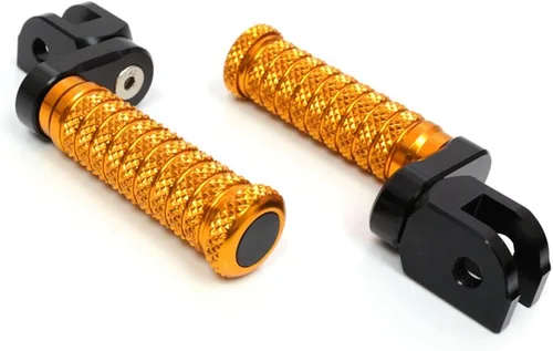 Miniatura 7 de MC MOTOPARTS POLE - Clavijas de pie delanteras elevadoras de extensión CNC de 0.984 in compatibles con YZF R3 2015-2017