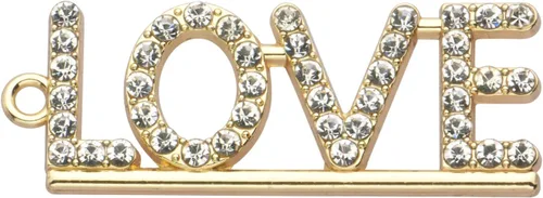 Miniatura 17 de Paquete de 20 dijes de diamantes de imitación chapados en oro, accesorios de cristal para collares, pulseras, joyería, manualidades, bricolaje