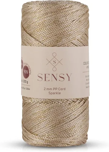 Miniatura 44 de Sensy Premium Cuerda de Poliéster de 2mm 251 Yardas Cuerda de Polipropileno 100% Cordón de Macramé 2mm Cordón para Bolsa de Ganchillo Cuerda
