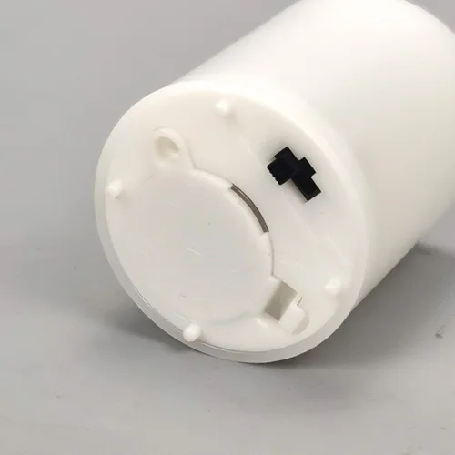 Miniatura 7 de CANDLE CHOICE Velas votivas sin llama que funcionan con pilas, luces LED eléctricas parpadeantes de plástico blanco falsas, velas de té altas a